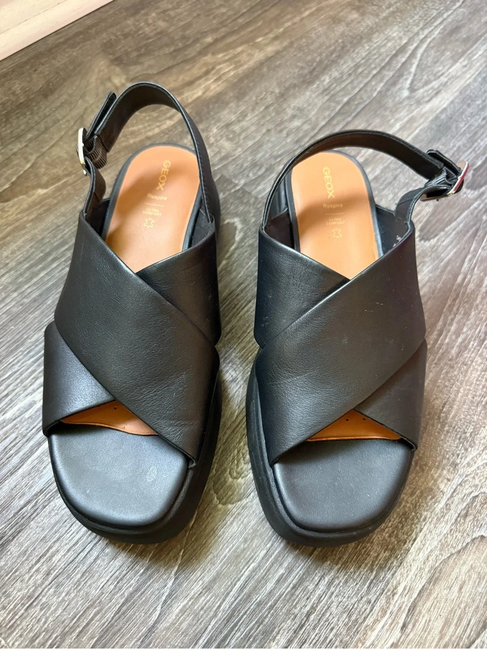 Geox Spherica Platform Sandals
